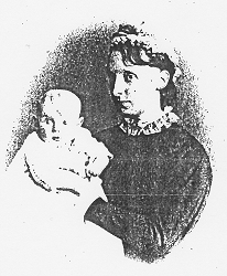 Ann WILSON nee BROOKE b.1839 with daughter Theodora
